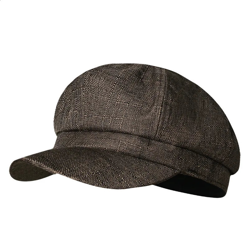 Big Head Plus Size Japanese Vintage Octagonal Beret Hat for Men Lightweight Wool Blend sboy Painter Caps MultiStyle Casual 251021