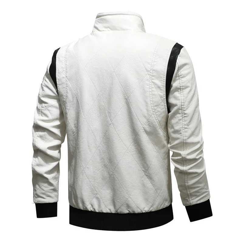 Autumn Winter Bomber Leather Jacket Men Scorpion Embroidery Hooded Jacket PU Leather Motorcycle Mens Ryan Gosling Drive Jacket W251023
