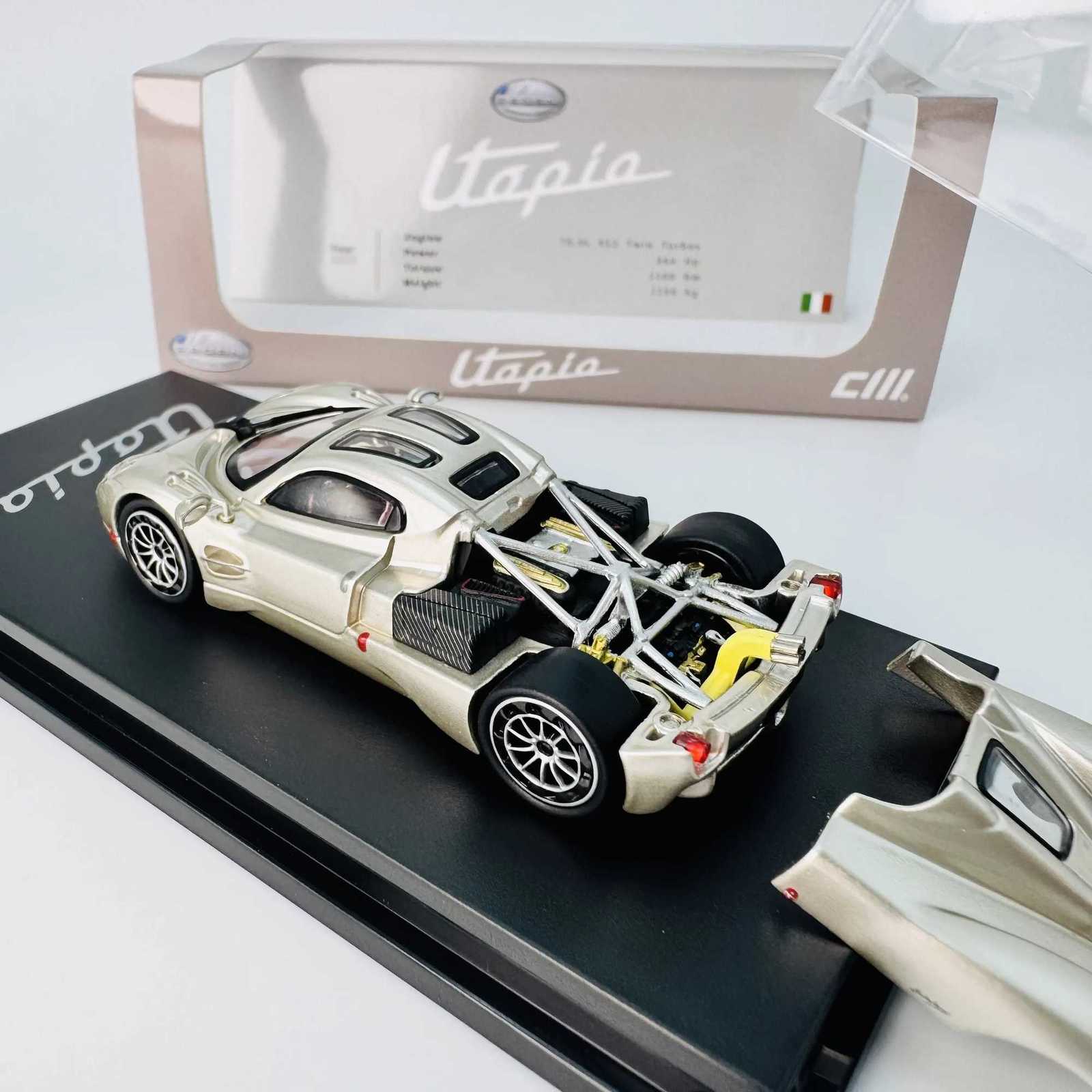 CM Model 1 64 Pagani Utopia Champagne Gold Alloy Car ModelT251023