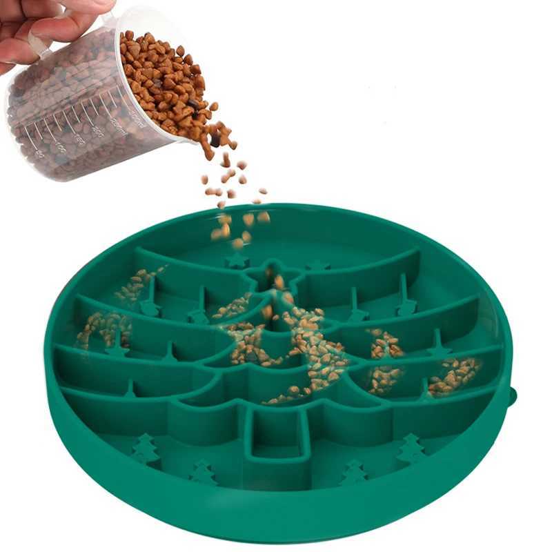 Pet Placemat Cat Slow Feeding Mat Dog Lick Mats Silicone Pet Eating with Slow Food Bowl Pet Antislip Antichoking Eating Gear Y251023