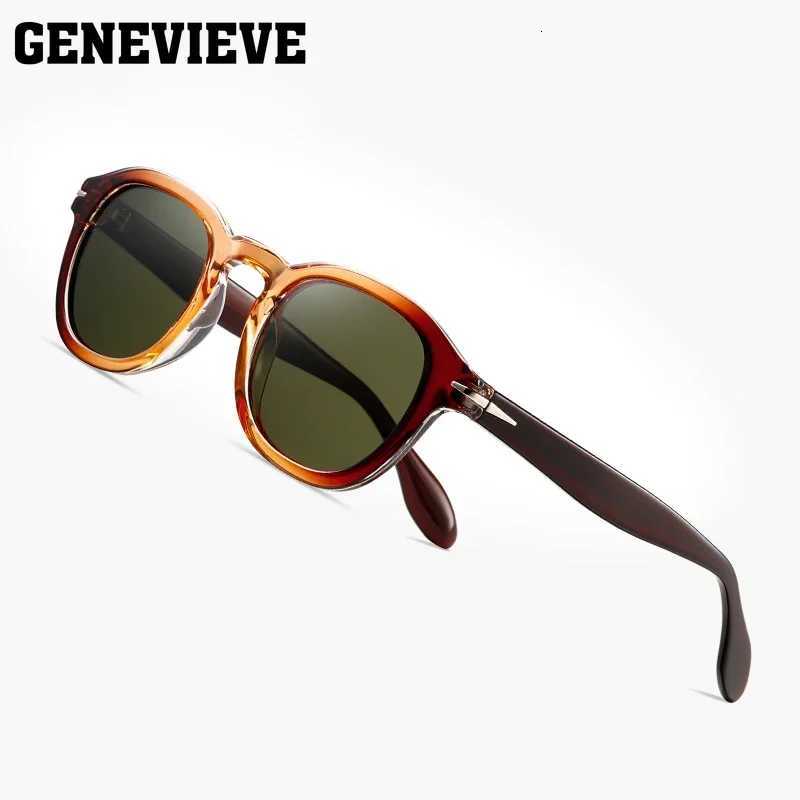 GENEVIEVE Fashion Personalized Geometric Oval Sunglasses UV Protection Customizable Prescription Polarized Sunglasses S31129W251023