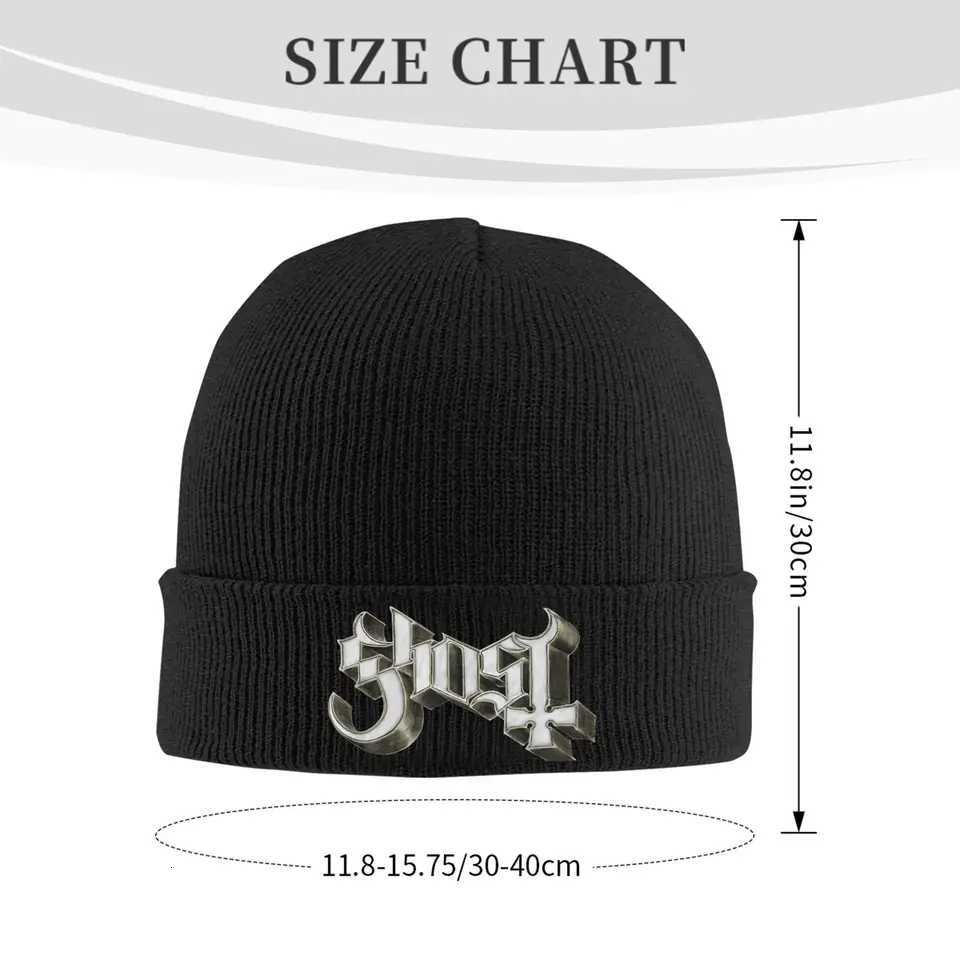 Ghost Band Hat Autumn Winter Skullies Beanies Street Cap Men Women Acrylic Knitted CapsXJ251023