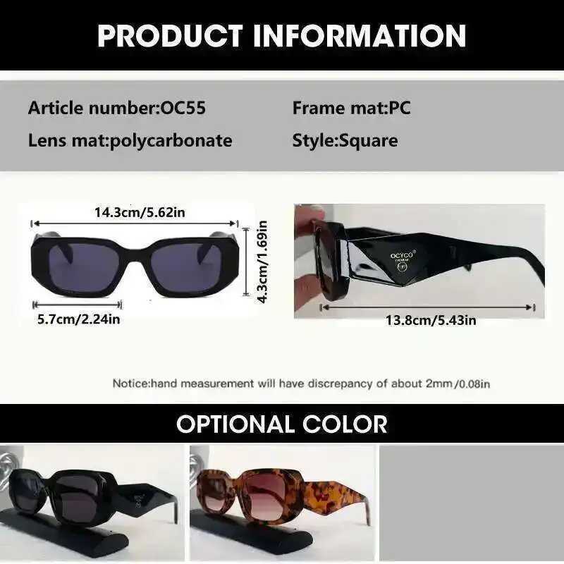 Classics Brand Designer Sunes for Men Wen Tren Outdoor Square S High Quality Eyewear UV400 OcosW251023