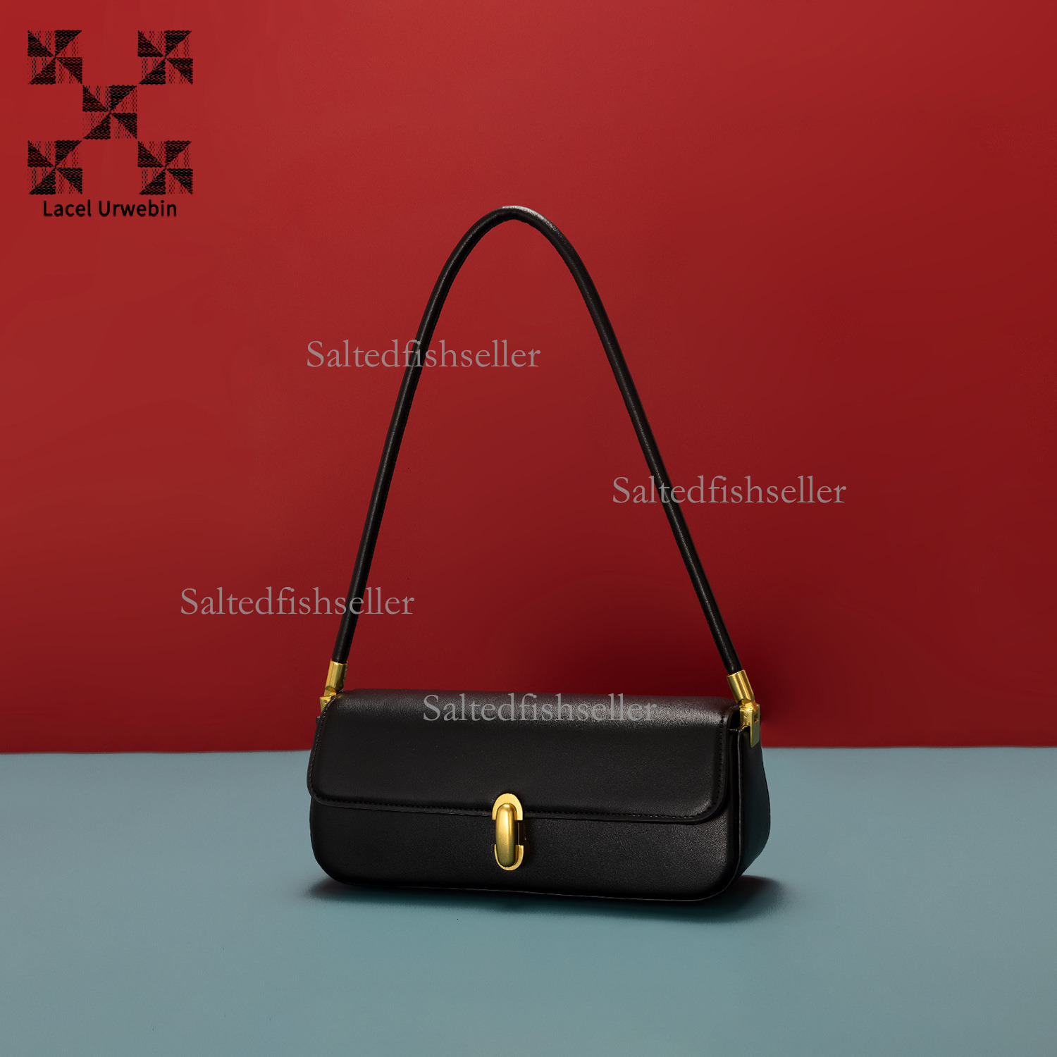 Lacel Urwebin Designer High-end Women's Handbag With Metal Snap Flap And Stick Bag New Fashion Trend Brand Versatile Suede Shoulder Bag Version S