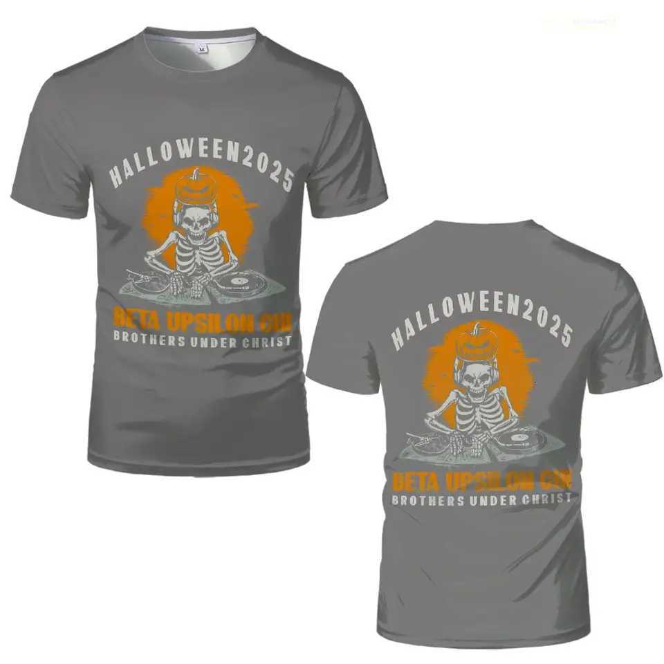 Halloween Pumpkin Lantern 3D Printed Tshirts Horror Halloween Theme Party Short Sleeve Tops Mens And Womens Casual T ShirtsXJ251023