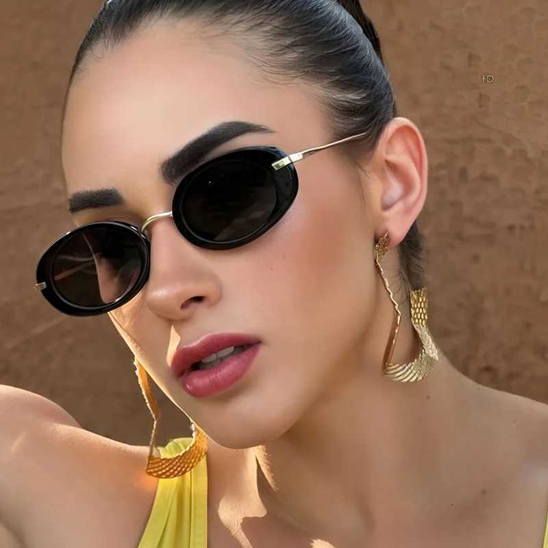 New Vintage Round Sunglasses Women Men Brand Circular Sun Glasses Female Oval Eyewear Oculos De Sol for Male Female EyeglassesW251023