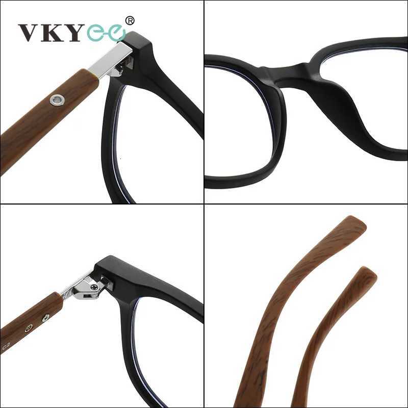 VICKY New Simple Geometric Square Frame Men Women Antiblue Light Reading Glasses Can Be Customized Prescription HM503W251023