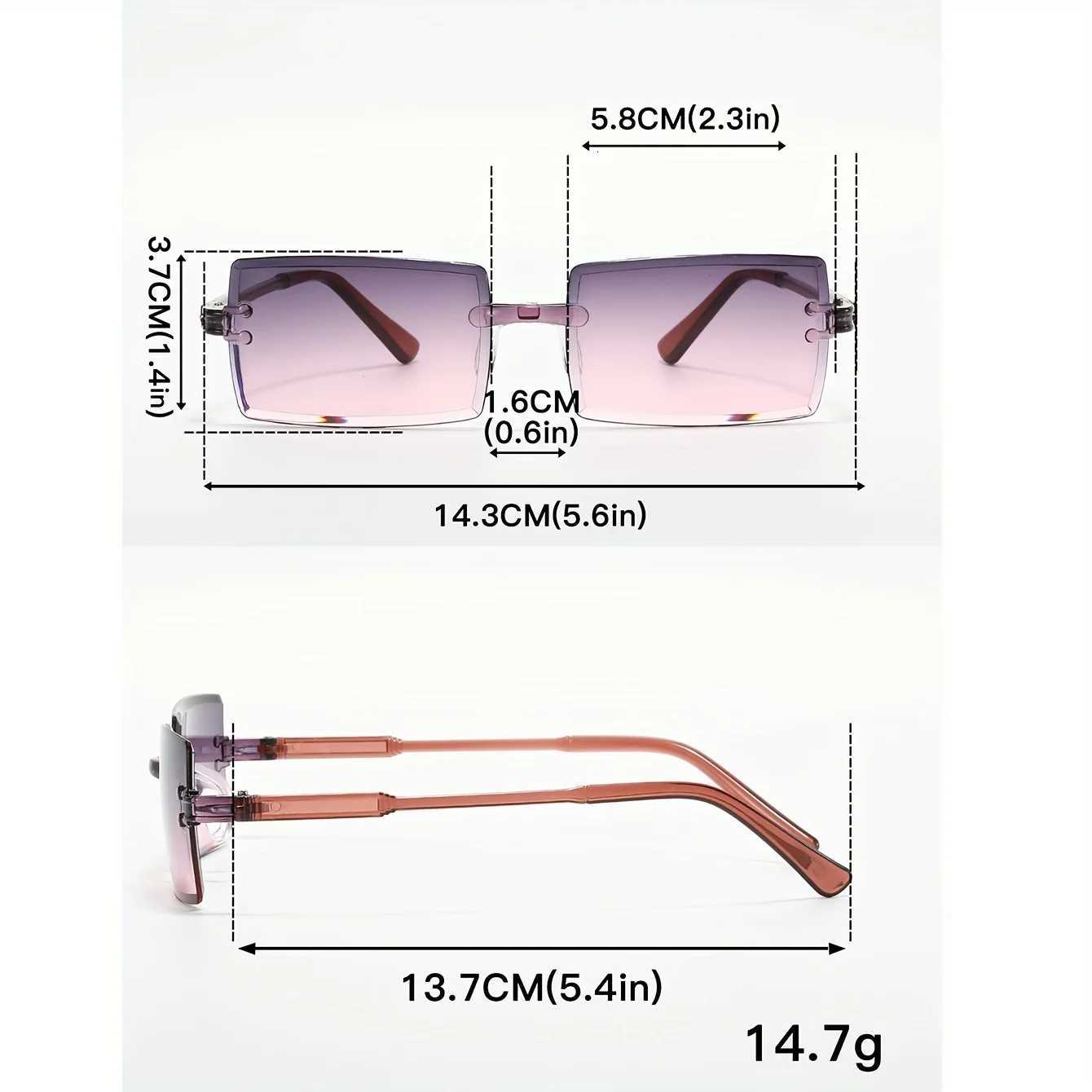 9pcs Rectangle Fashion Sunglasses For Women Men Cute Candy Color Decorative Shades For Vacation Beach Party Shades Glasses UV400W251023