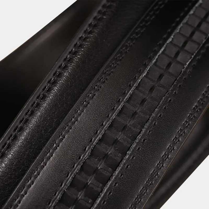 Men Women 24 28 30 35 cm Wide Belt No Buckle for Automatic Buckle High Quality PU Leather Belts Body Straps without BuckleXJ251023