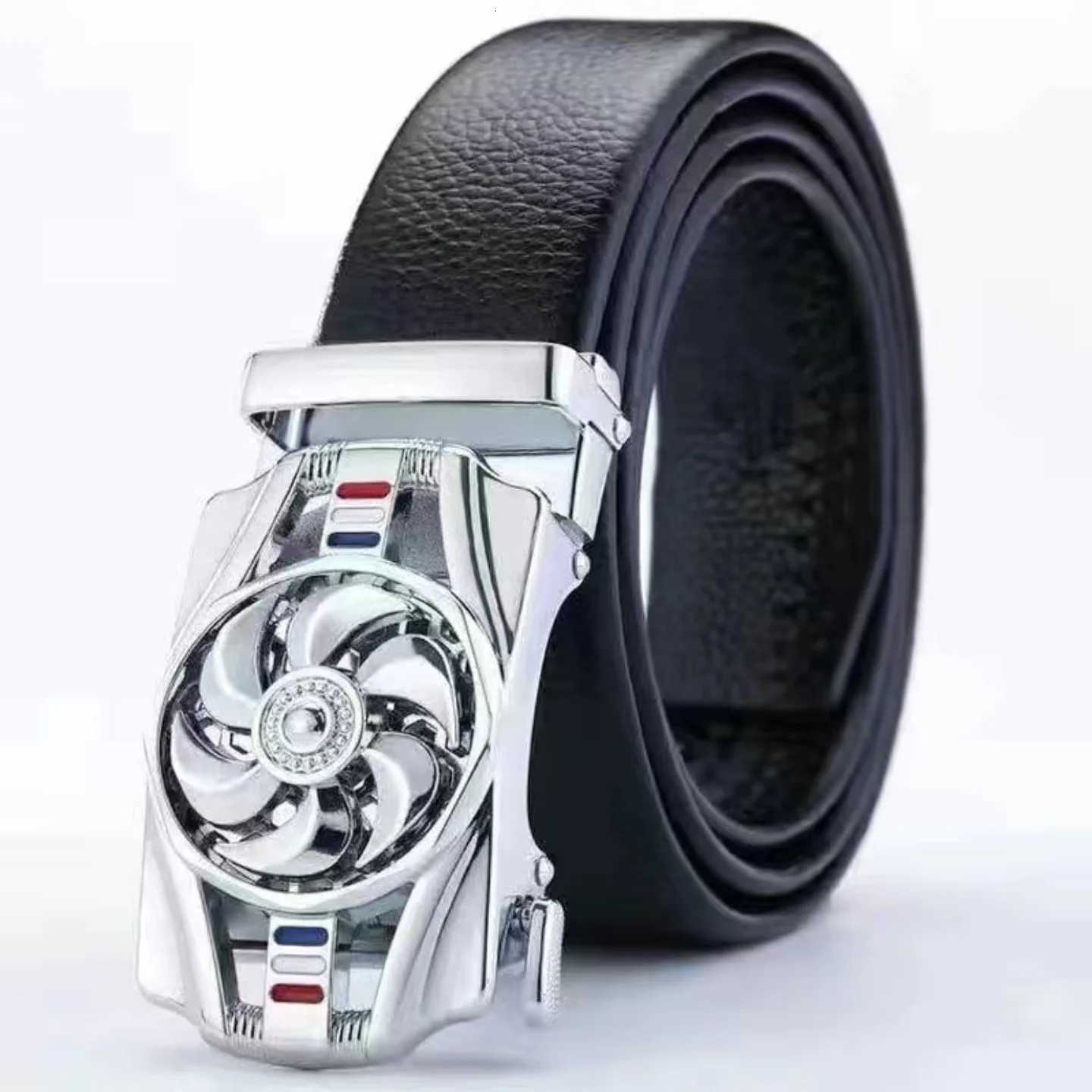 Fashionable Mens Adjustable SelfLocking Belt TrenDY BusinESS Belt for Young People Popular Internet Celebrity XJ251023