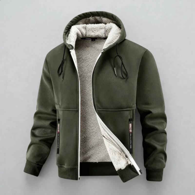 Autumn and Winter Lamb Fleece Jacket for Men Comfortable High Quality Fashionable with Warm 251023