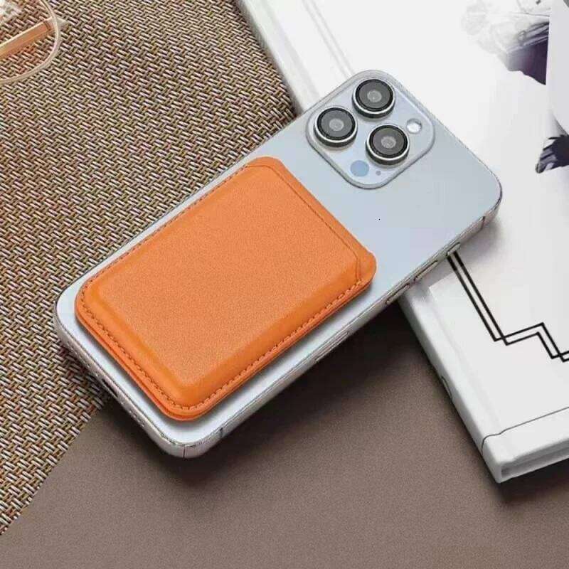 Strong Magnetic Leather Wallet With Hide Stand Case Magsafe For iPhone 16 15 14 13 Pro Max Mag Safe Card Holder Pocket Cover