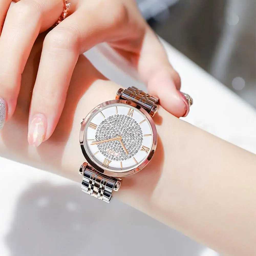 Luxury Women Watches Simple Elegant Ladies Watch Zegarek Damski Stainless Steel Metal Womens Wrsiwtwatch Relogio Feminino SaatiL251023
