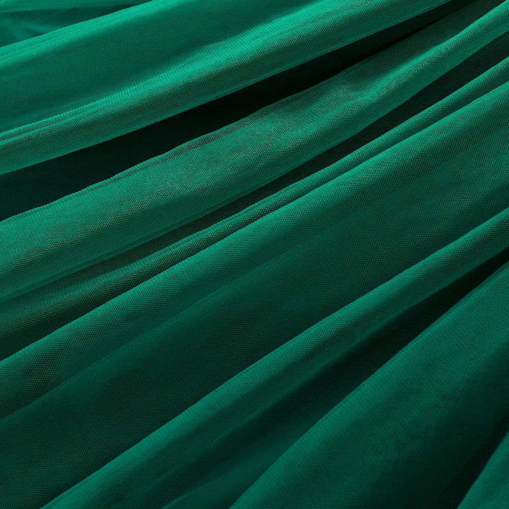 Kids Girls Christmas Dress Long Sleeve Outfits Toddler Girl Winter Clothes Party Dress Sheer Tulle For 2 3 4 5 6 7 Years 251022