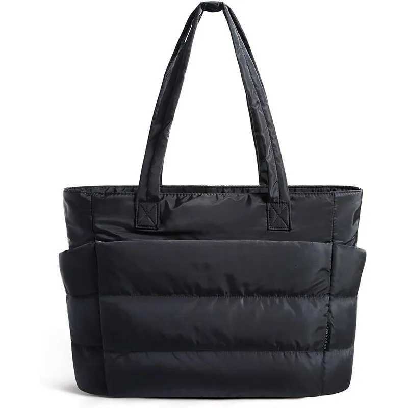 Padded Tote Bag Puffy Large Capacity Handbag Suitable for Travel Beach Gym Portable handbag Shopping Multiple Pockets Mummy BagsL251023