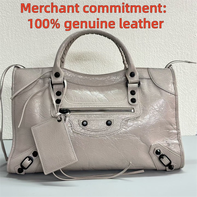 Top quality rivet Motorcycle bag Luxury Designer bags totes LE CITY tote bag Womens mens handbag suede Shoulder Bag genuine leather crossbody bag fashion travel bags