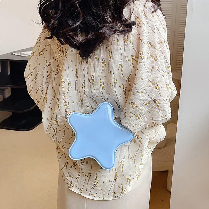 Cute er Shoulder Bag Womens Star Shape Casual Candy Color Female Small Crossbody Bag Handbags for Women Girls 2025 251023