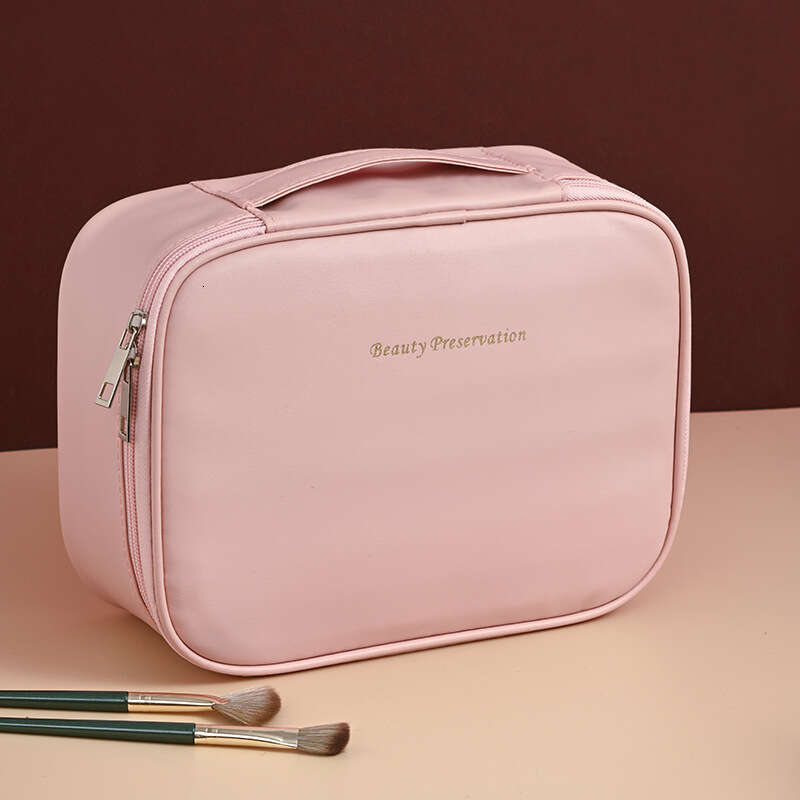 New Freestyle Partition Makeup Large Capacity High-end Multi-functional Cosmetic Toiletry Storage Bag