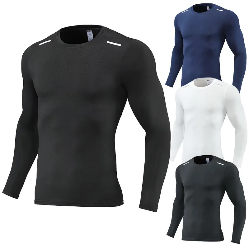 Male Jogging Homme Athletic Shirt Tops Men Compression Running TShirt Fitness Tight Long Sleeve Sport Tshirt Training Sportswe 251023
