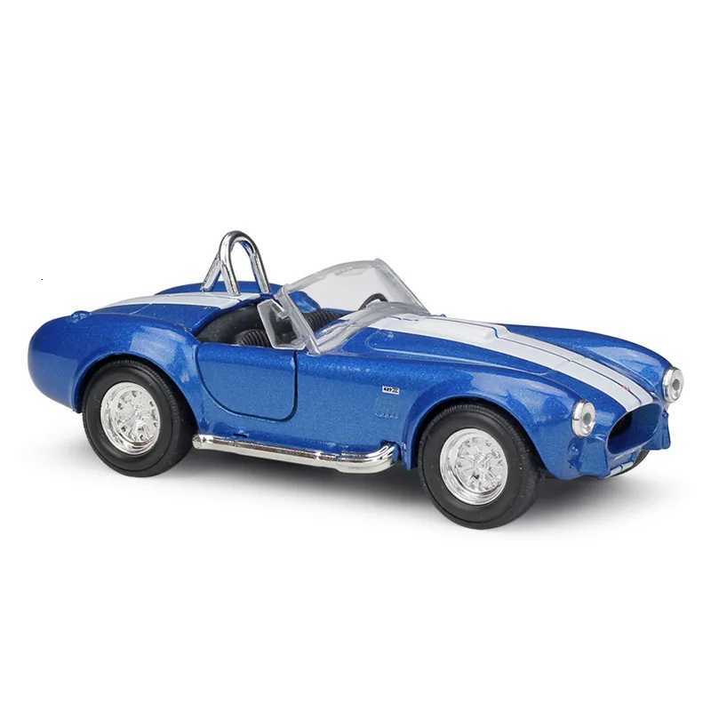 136 Scale 1965 Shelby Cobra 427 SC Simulation Alloy Car Model Pull Back Car toy children boy birthday gift miniature voitureT251023
