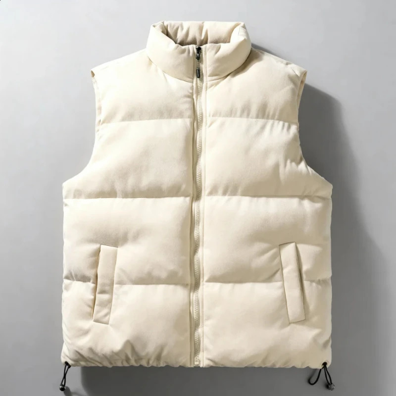 Autumn and Winter Loose Suede Vest Jacket for Couples Comfortable ThickWarmStand Up CollarHighquality 251023
