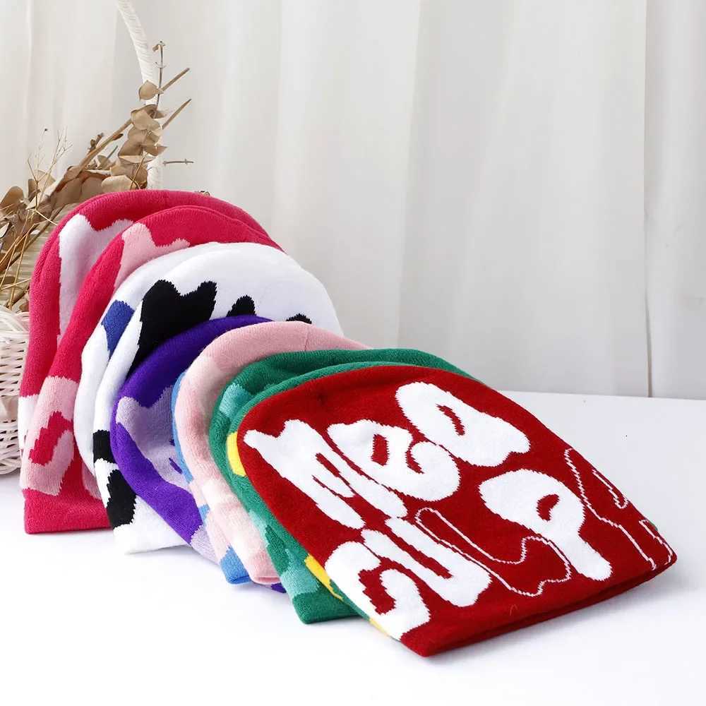 New MEA Culpa Y2K Style Fashion Street Beanie Knitted Hat Soft and Stretchy for Mens Womens Warm Knitted HatXJ251023