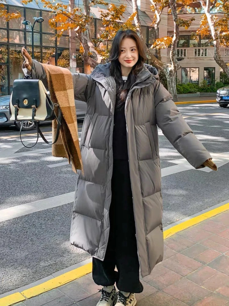 Windproof Casual Student Coat Winter Women Jacket Coats Long Parkas Female Down Cotton Hooded Overcoat Thick Warm Jackets 251022