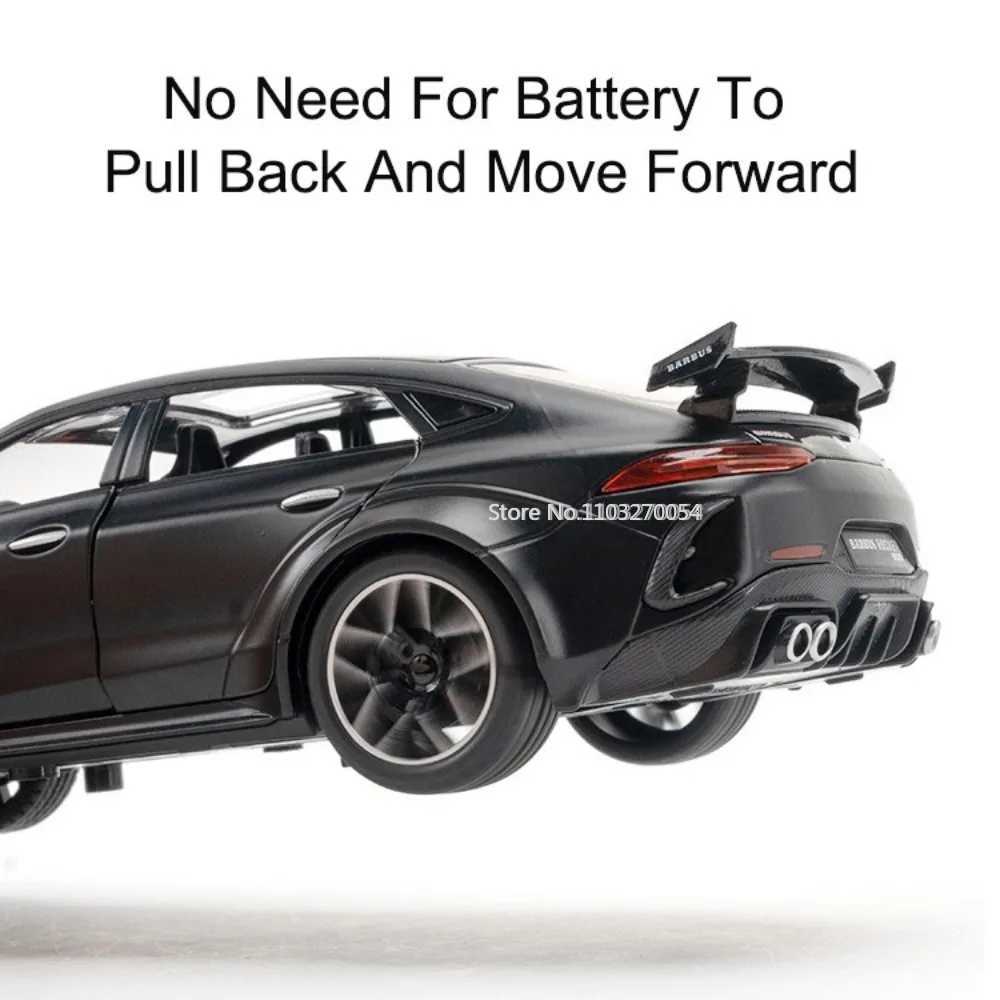 124 ROCKET 900 Diecast Alloy Toy Car Model Rubber Tire Simulation Interior 6 Doors Can Be Opened Vehicles Decorations Boy GiftsT251023