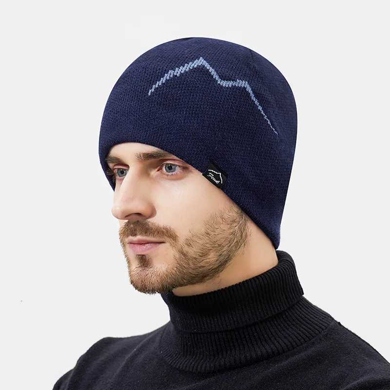 Winter Street Leisure Thick Warm Knit Cap European American Style Fashion Beanie Hat High Elasticity Outdoor Travel Couple HatsXJ251023
