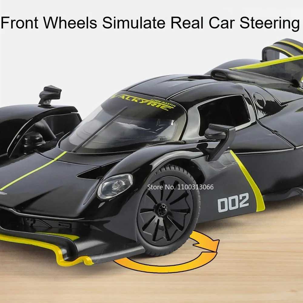 124 Valkyrie Eldorado Alloy Toys Models Cars Diecast Wheel Pull Back Steering Miniature Supercar Vehicles Childrens Day GiftsT251023