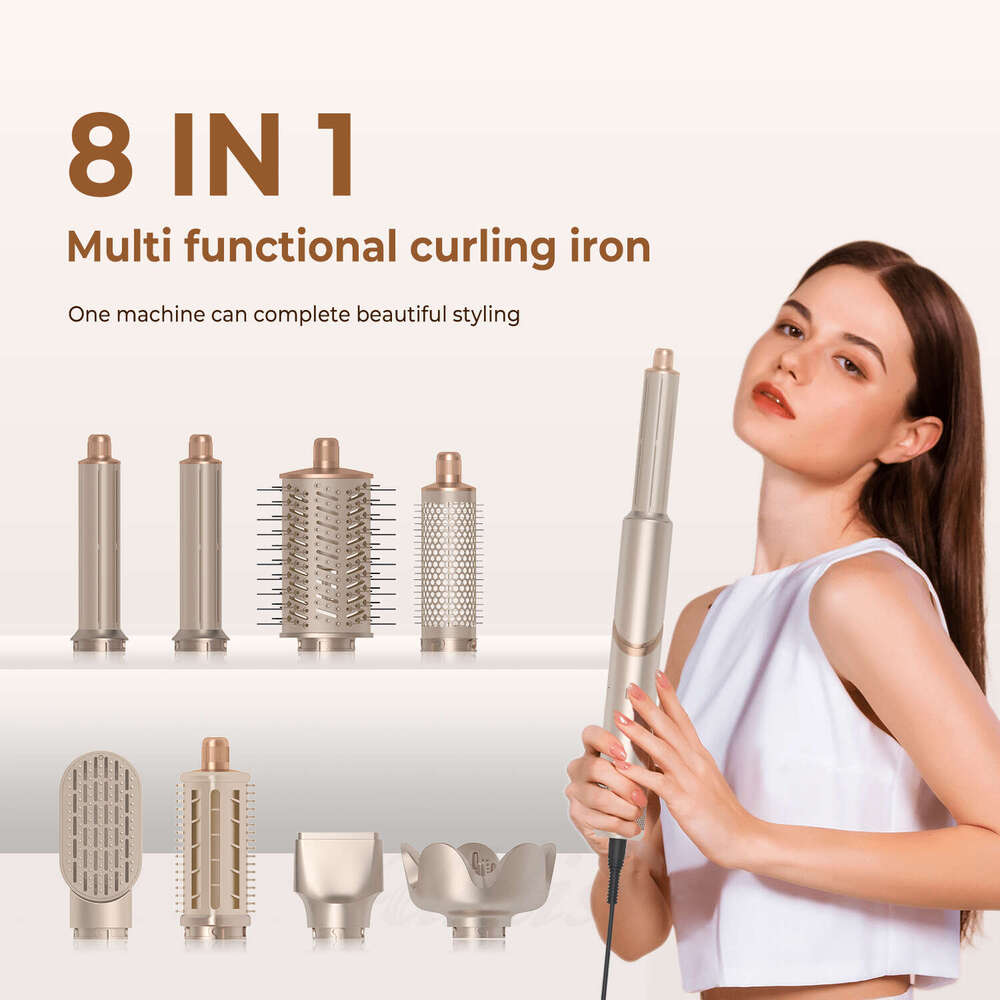 Well Known Brand Designer Ight-in-one anion foldable hot air comb multifunctional air curl high-speed hair dry curling iron