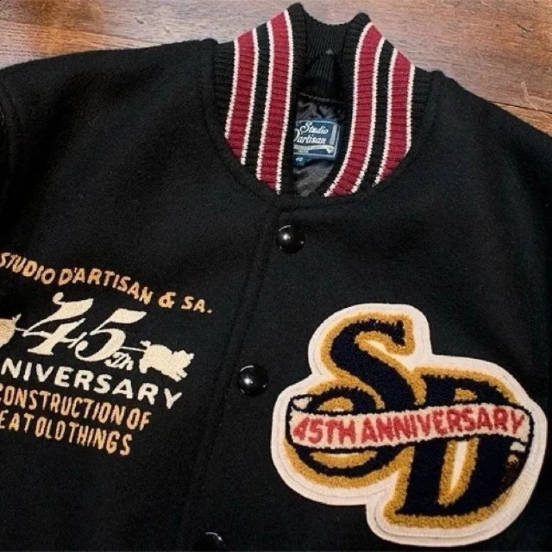 American Fashion Letter ed Leather Sleeve Jacket Men Y2K Harajuku Hiphop Couple Baseball Uniform 251023