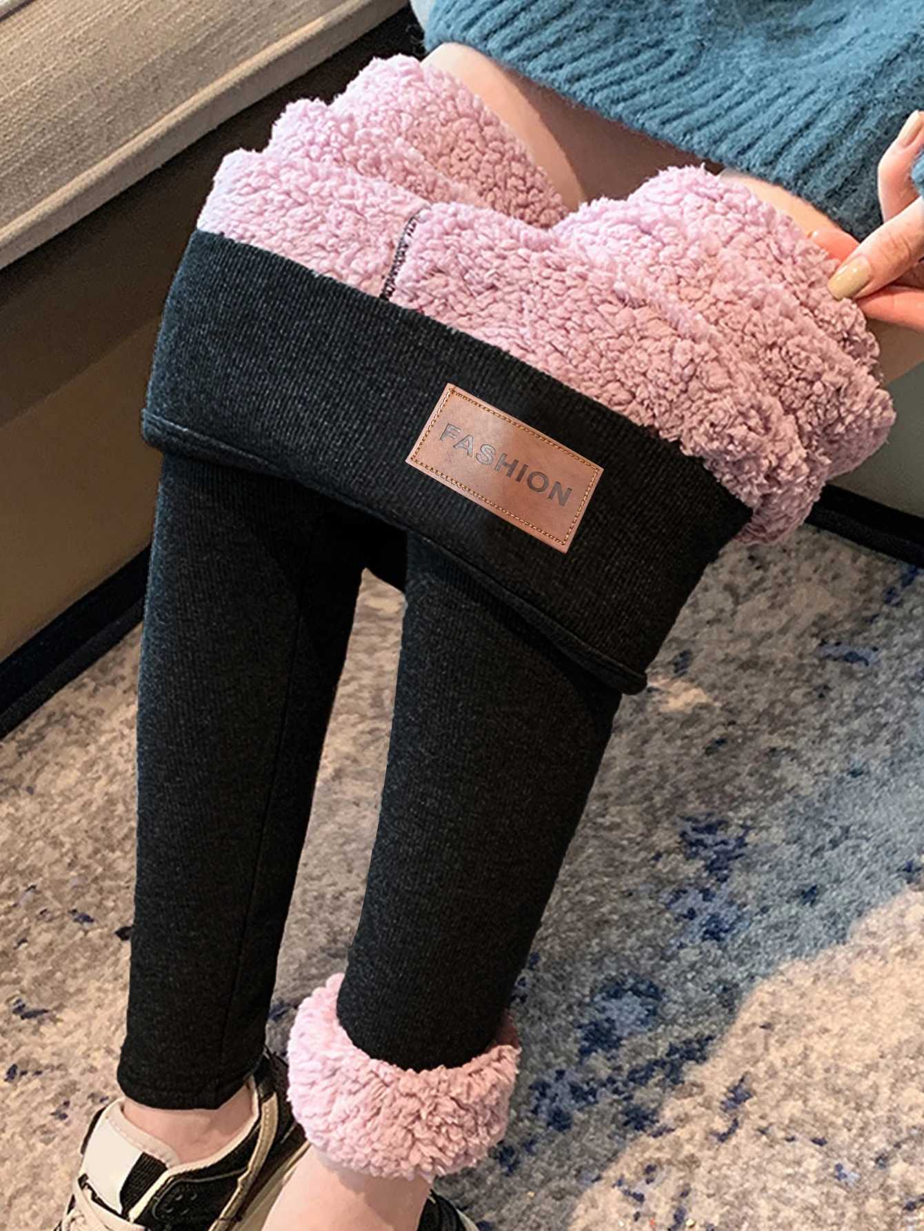 Cloud Velvet Leggings For Women Wearing Cashmere Thick Warm Thin Cotton Pants Northeast Extra Thick Lamb Velvet Foot PantsT251023