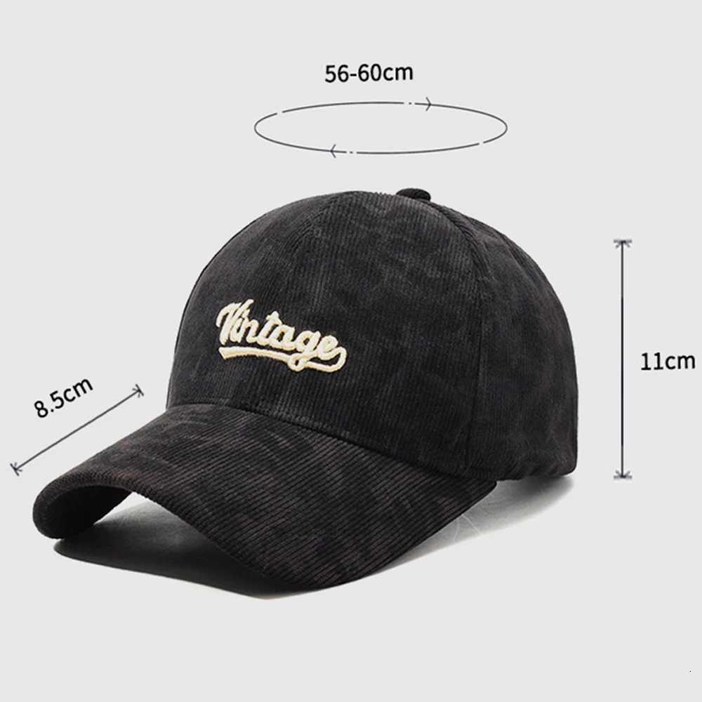 FS Brown Red Warm Corduroy For Men Winter Wen Hats Thick Windproof Baseball s Vintage tter Trucker Hat Gorras HbreW251023