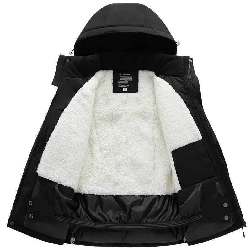 Winter childrens skiing suit for boys and girls windproof and waterproof thick coat for warmth and snow playing equipment Y251023