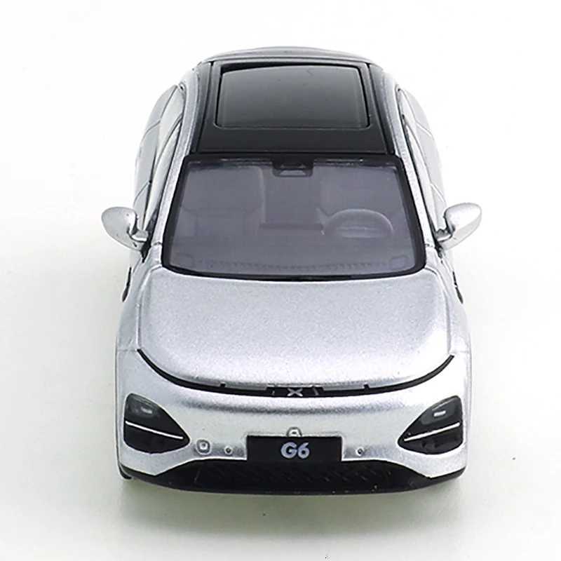 XCARTOYS 164 Xopeng G6 Star Moon Silver Car Alloy Toys Motor Vehicle Diecast Metal Model Kids Xmas Gift Toys for BoysT251023