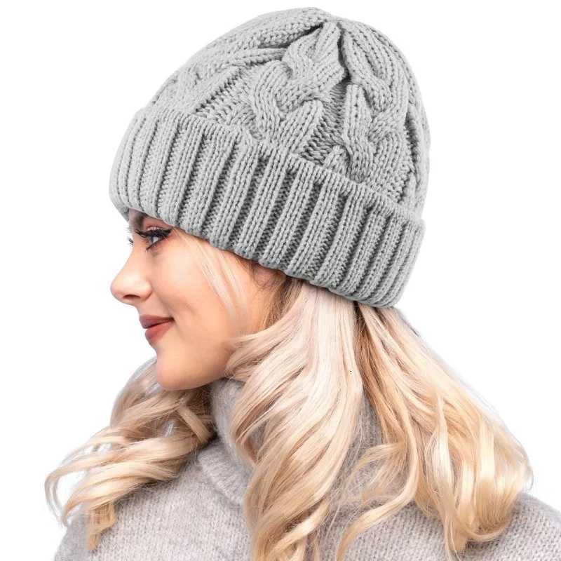 2025 New Autumn Winter Women Hat Female Warm Cap Knitted Beanie Girl Hats Woman Bonnet Femme Chunky Thick Stretchy Hats MZr04XJ251023