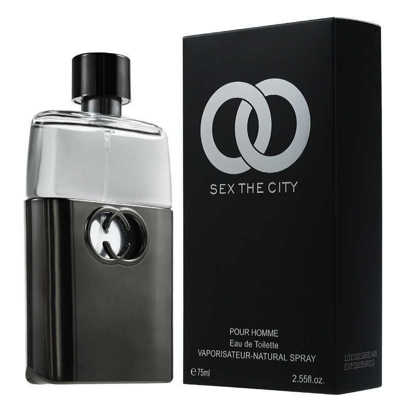 Brand small town Yixiang net red black sin love mens cologne wood sandalwood perfume 75mlW251023