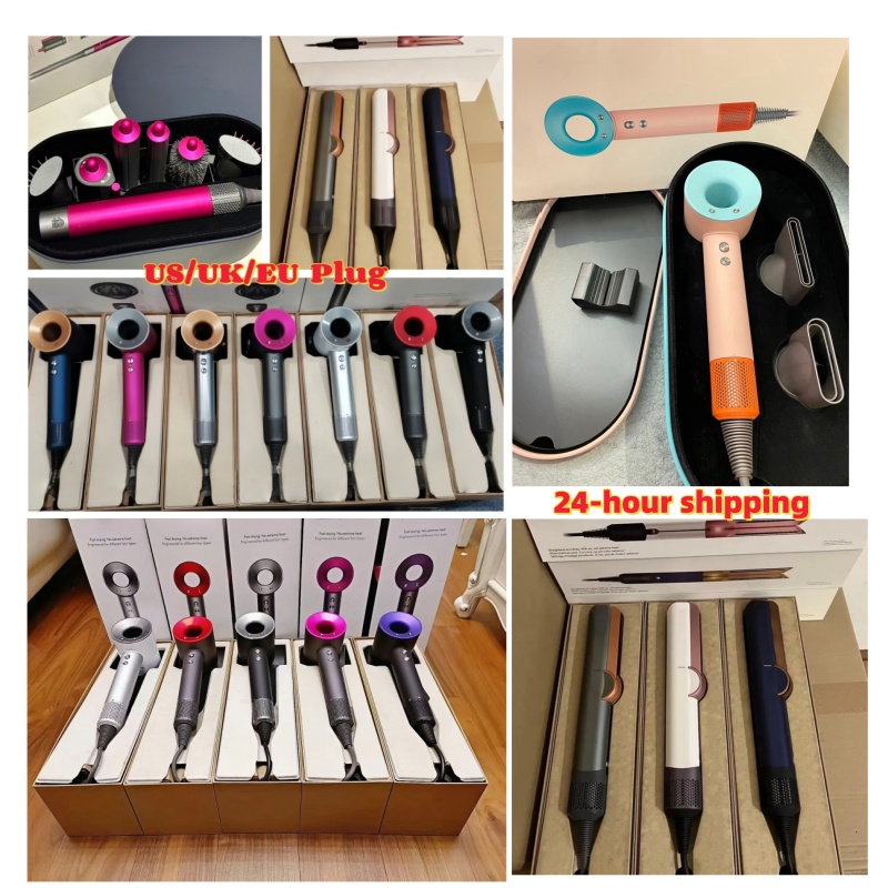 5 In1 Hair dryer high speed hair drier negative ion multifunctional Hair Care salon hair dryer hot and cold air set travel and home hair salon gift box UPS Fast ship