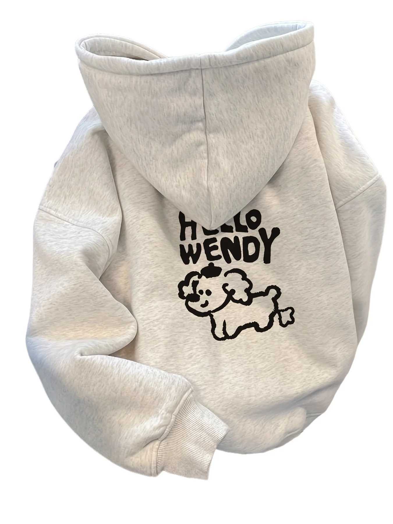 2025 Autumn and Winter New Products Are Hotselling Mens Cartoon Pattern Casual Hoodie Unisex Pure Cotton Loose JumperT251023