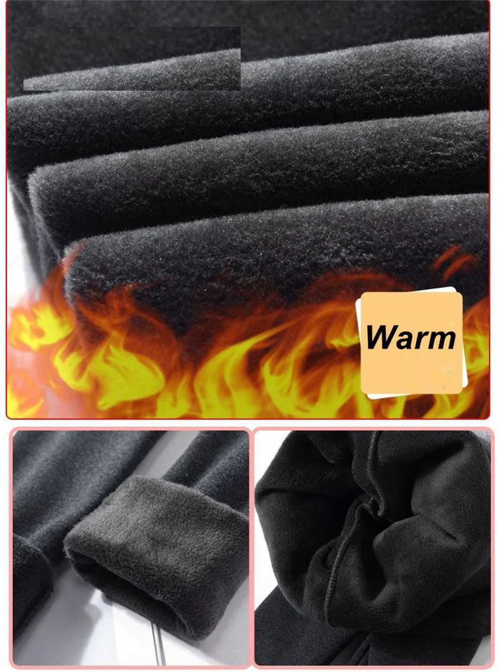 Skirt Leggings Autumn and Winter Fleece Stretchy Warm High Waist Good Elastic Cotton Warm LeggingsT251023