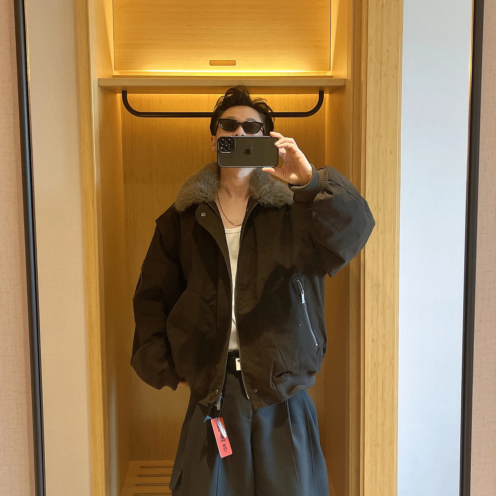 Winter Style Large Fur Collar Warm Coats Men Vintage Workwear Down Jackets Mens Thick Long Sleeve Outerwear W728 251020