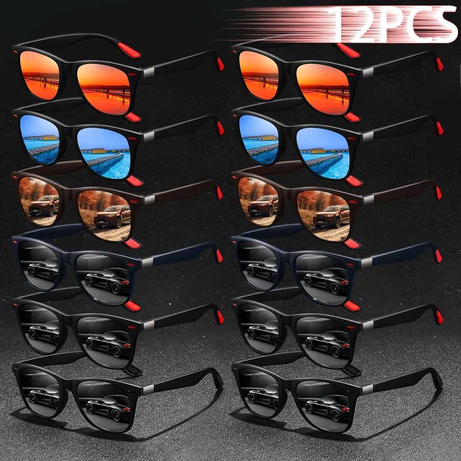 12 PCS Fashion Vintage Metal decoration Driving Fishing Sunglasses Men Women Luxury Brand Designer Sun Glasses UV400 EyewearW251023