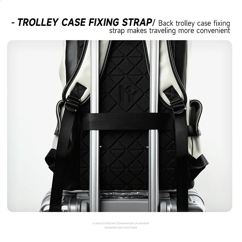 LetherMen Backpack Vintage For Teenager Laptop PC Portable Bags Boys Travel Backpack Thin School Mochila 251021