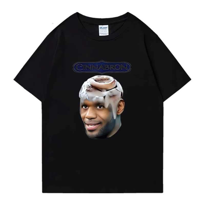 2025 Summer Fashion Cinnabron Graphics Funny Printed Oversized Tshirt Cotton Men Women Short Sleeve Tshirts Unisex ClothingXJ251023