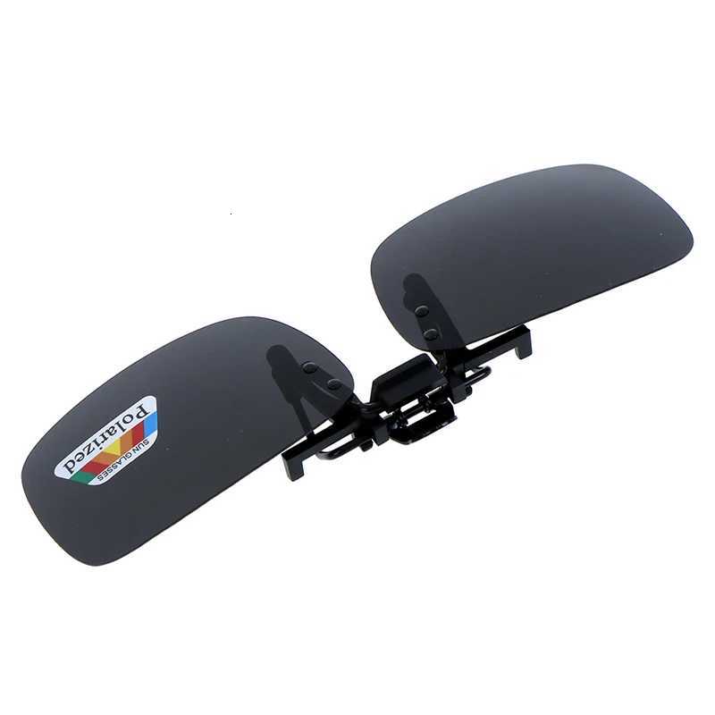 1 PC High Quality Unisex Clipon Polarized Day Night Vision Flipup Lens Driving Glasses UV400 Riding Sunglasses for OutsideW251023