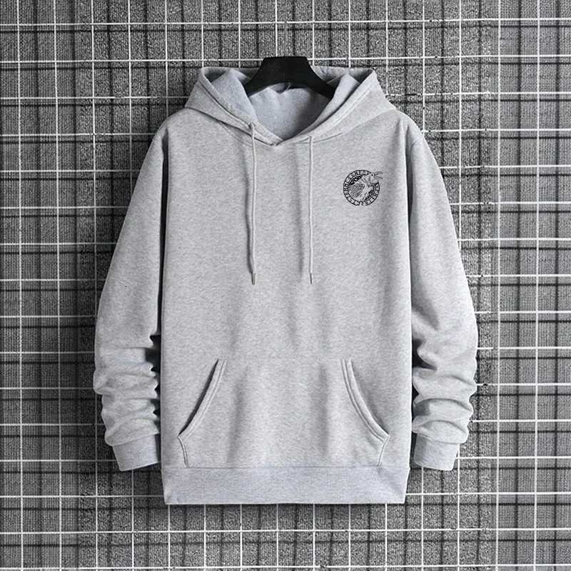 Raven Print Mens Sweatshirt Urban Casual Fashion Hooded Long Sleeve Pullover Autumn Winter Daily Casual Sporty Warm HoodieT251023