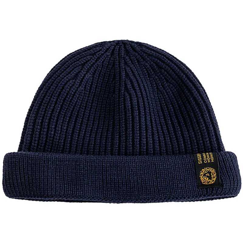 New Men Outdoor Skull Cap Fashion Short Melon Winter Dandy Hats Sailor Style Landlord Hats For Men Autumn Short Beanie CapXJ251023
