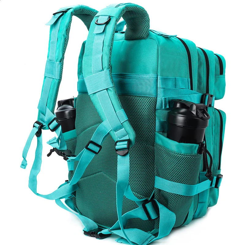 45L Tactical Backpack Men Outdoor Waterproof Sports Travel Gym Hiking Bug Out Bag Military Camping Hunting Survival Rucksack 251021