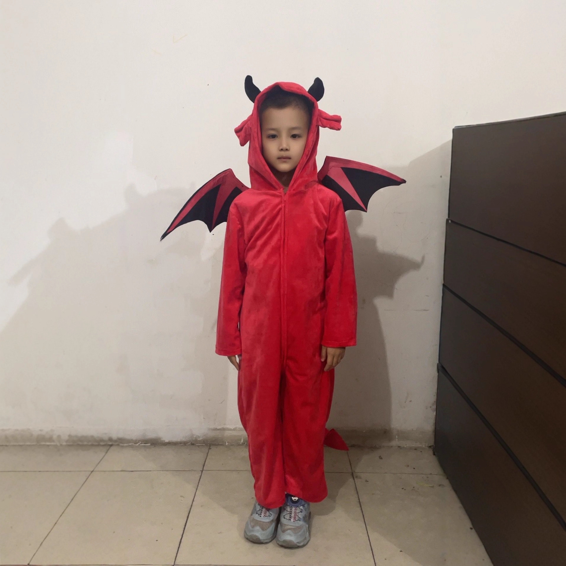 Halloween and Christmas children's costume role-playing cute little devil bat costume vampire performance